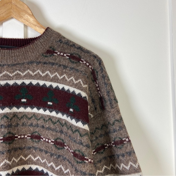 Vintage St Michael M&S Chunky Knit Jumper Wool Alpaca Blend Medium - Picture 3 of 9